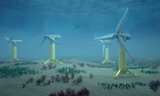Turbine thủy triều mạnh nhất thế giới