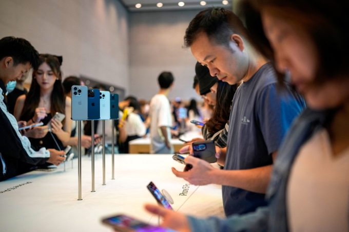 Thị phần smartphone Apple xuống thứ 5 tại Trung Quốc