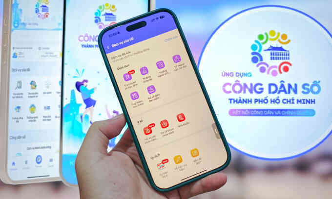 Ứng dụng Công dân số TP HCM thêm nhiều tính năng mới