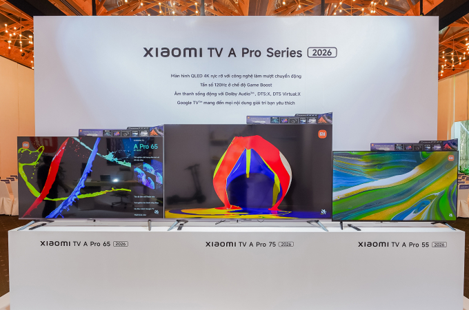 Xiaomi ra TV A Pro 2026 giá từ 3,9 triệu đồng