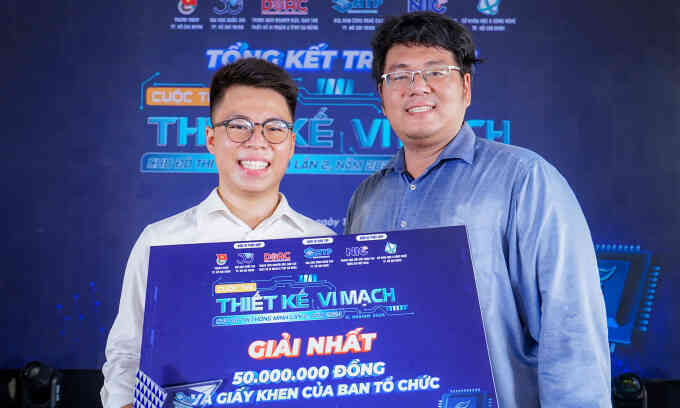 Đề tài về chip RISC-V đoạt giải nhất thiết kế vi mạch TP HCM