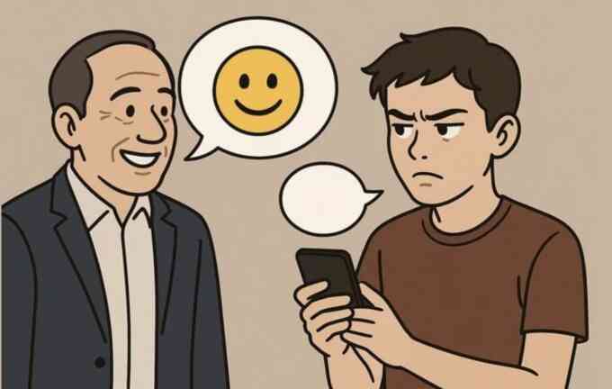 Khoảng cách thế hệ nhìn từ emoji