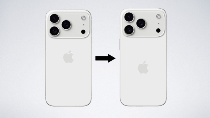 iPhone 17 Pro có thể đổi vị trí logo