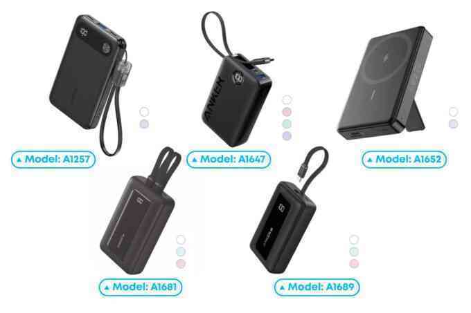 Anker thu hồi thêm 5 mẫu pin sạc dự phòng