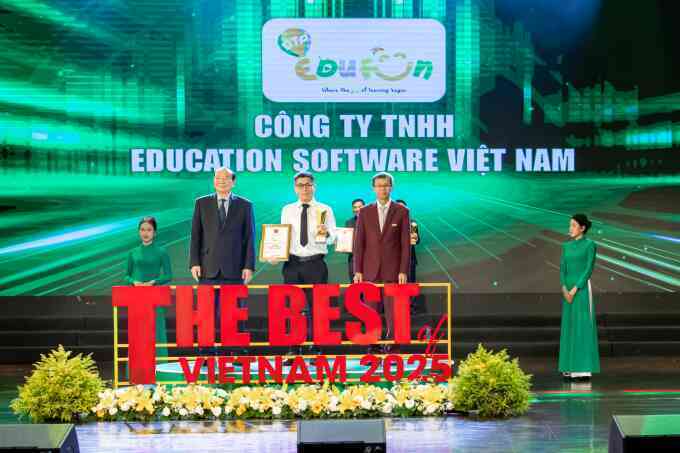 Edufun đạt top 10 ứng dụng tiếng Anh tốt nhất Việt Nam
