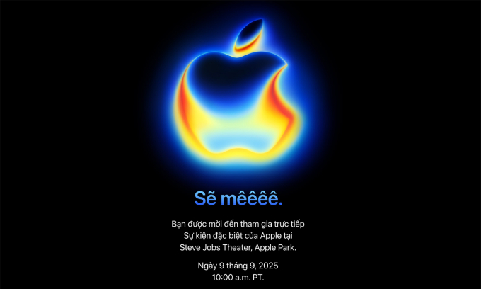 Apple gửi thư mời sự kiện ra iPhone 17 ngày 9/9