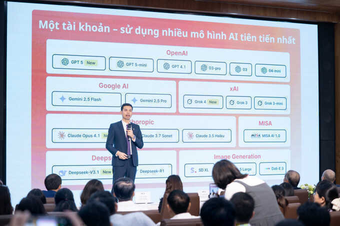 Nền tảng AI Việt hợp nhất các mô hình AI vào một ứng dụng