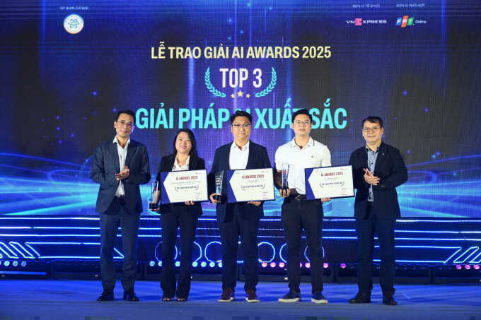 Ba giải pháp AI xuất sắc tại AI Awards 2025