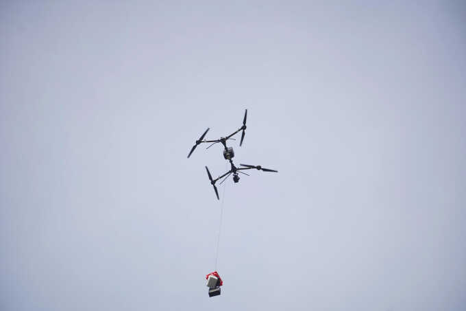 Thử nghiệm UAV giao máu, thuốc từ Cần Giờ ra Côn Đảo