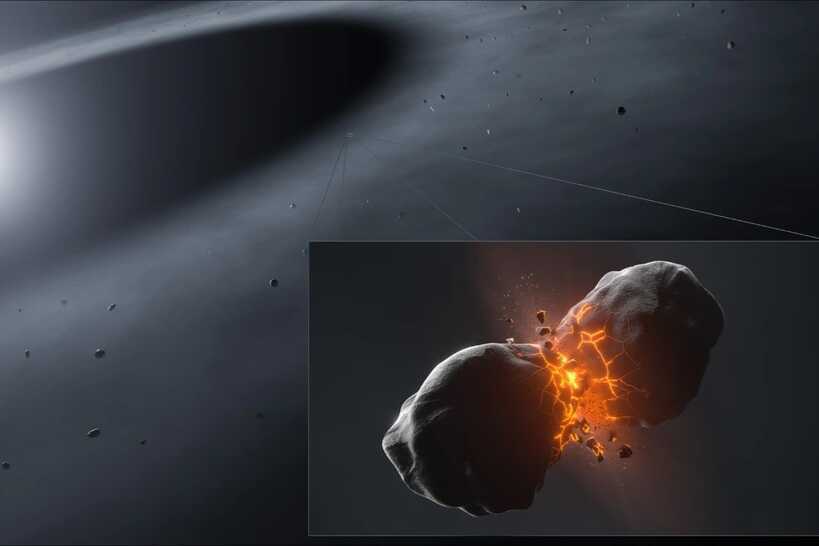 Va chạm dữ dội trong hệ sao trẻ hé lộ giai đoạn hình thành hành tinh