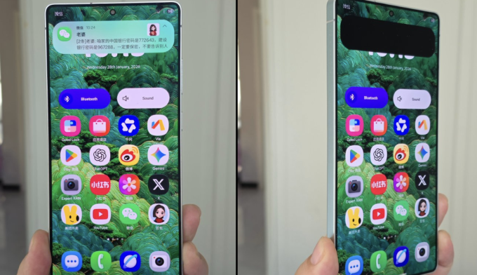 Samsung hé lộ tính năng chống nhìn trộm cho smartphone