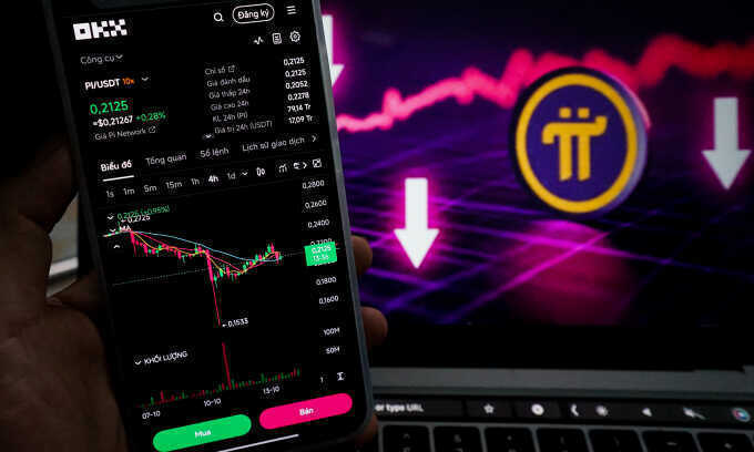 Người chơi tiền ảo Pi phản ứng sau 