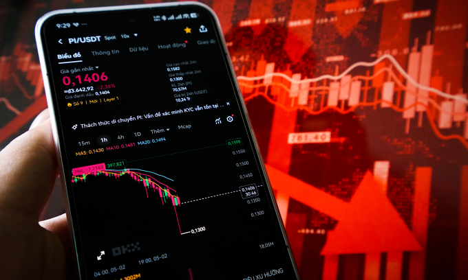 Giá tiền ảo Pi xuống mức thấp nhất từ khi mở mạng