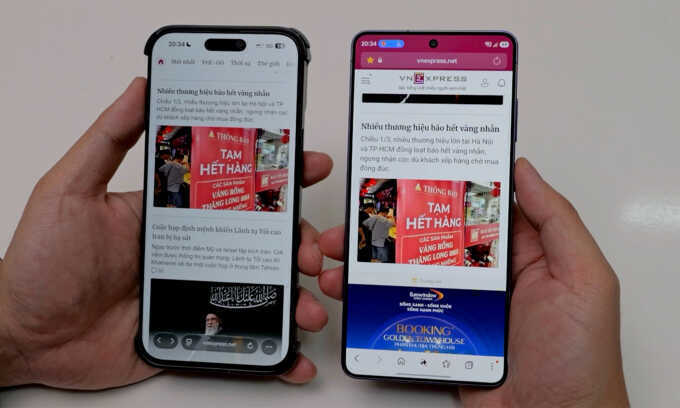 Chống nhìn trộm của S26 Ultra khác gì miếng dán 300.000 đồng?