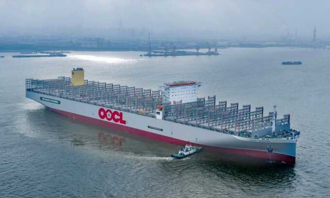 Tàu nhiên liệu kép sức chở 24.000 container đầu tiên trên thế giới