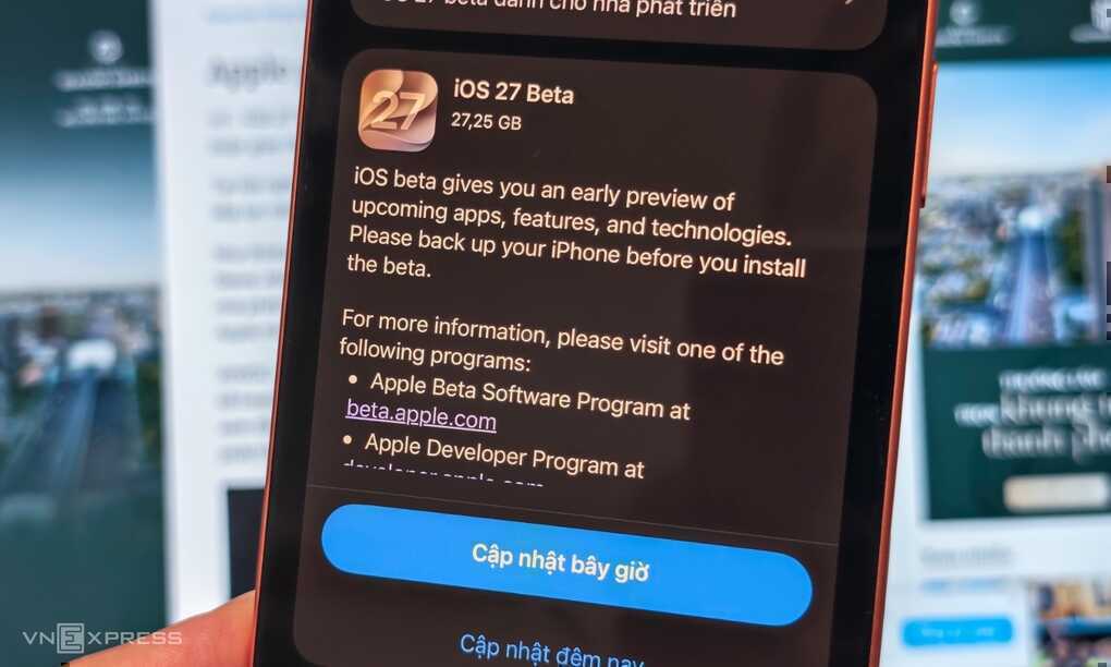 iOS 27 tích hợp Siri AI có bản dùng thử đầu tiên