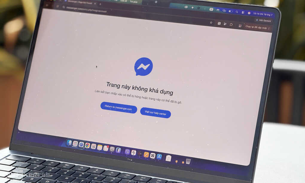 Website Facebook, Messenger gặp sự cố diện rộng